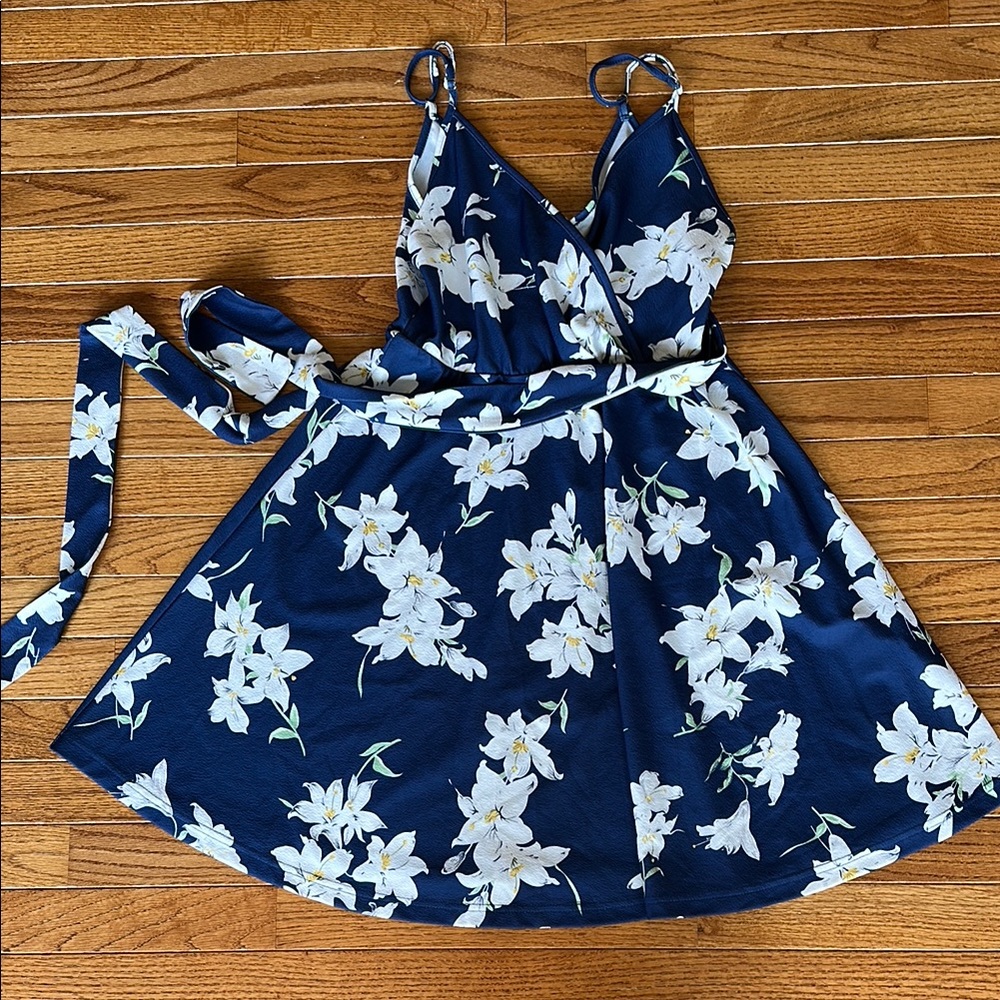 Floral Navy Dress